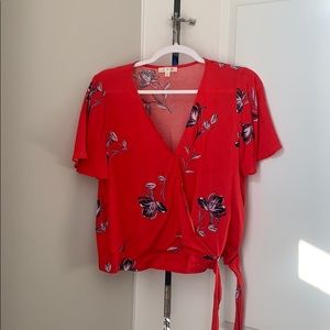 Nine Britton Callena faux wrap top